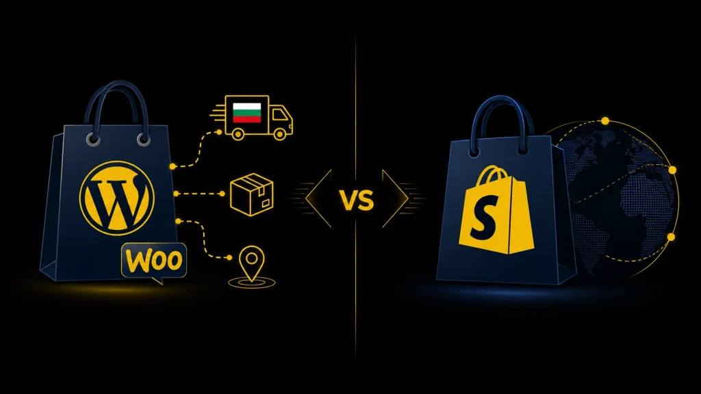 WooCommerce срещу Shopify в България